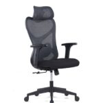 1279A High Back Ergonomic Mesh Chair Black
