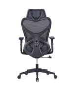 1279A High Back Ergonomic Mesh Chair Black - Image 3
