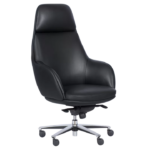 CH-883AB Executive High Back Chair Black PU - Image 2