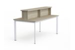 Style Study Desk Rectangular without illuminated shelves working table