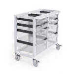 Style Laboratory Cabinet with Eight Drawers