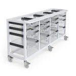 Style Laboratory Cabinet with Sixteen Drawers
