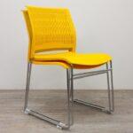 Style Flexi Stackable Chair Yellow - Image 2