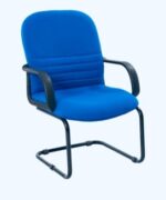 SOF 8003C Visitor Chair Black Fabric - Image 2