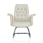 ST-1486C-BK Medium Back Executive Visitor Chair White