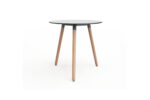 Style Begonia Round Dining Table 76Dia White