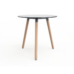Style Begonia Round Dining Table 76Dia White
