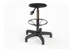 Style Bolivar Stool Chair With Polyurethane Base, Glides and Draft Kit