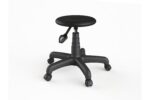 Style Bolivar Stool Chair With Polyurethane Base and Wheels