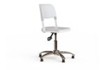 Style Elegant Chair With Chrome Base and Glides