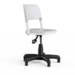 Style Elegant Chair with Polyurethane Base and With Glides