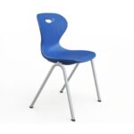 Style Felisa Student Chair V-Leg Large Size Blue