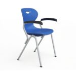 Style Felisa Student Chair V-Leg Plastic Arm Chair