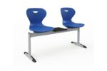 Style Felisa Double T Leg Chair Blue