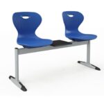 Style Felisa Double T Leg Chair Blue