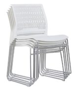 Style Flexi Stackable Chair White - Image 2