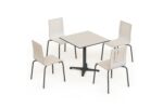 Style Petunia Square Foldable Table 76cm - Image 3