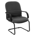 SOF 8003C Visitor Chair Black Fabric