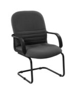 SOF 8003C Visitor Chair Black Fabric