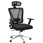 1282 Ergonomic High Back Mesh Chair Black