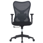 1279B Ergonomic Medium Back Mesh Chair Black