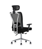 1282 Ergonomic High Back Mesh Chair Black - Image 2