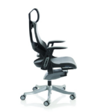 MF 501A Ergonomic High Back Full Mesh Chair Charcoal - Image 2
