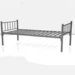 SOF 01 SINGLE METAL BED GREY