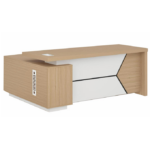SOF SV-EXD 160L Executive L-Shape Desk Oak-White