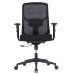 CH-325B Medium Back Ergonomic Mesh Chair Black