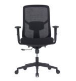 CH-325B Medium Back Ergonomic Mesh Chair Black