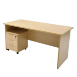 MP180+M3 Rectangular Desk Melamine Maple