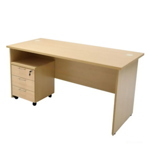 MP160+M3 Rectangular Desk Melamine Maple