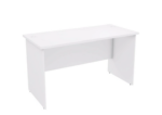 WH120 Rectangular Desk Melamine White