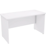WH140 Rectangular Desk Melamine White