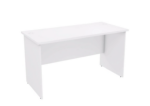 WH180 Rectangular Desk Melamine White