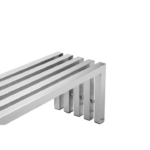 Style Long Seat Metal Bench - Image 3