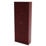 MH Full Height Wooden Cabinet Melamine Mahogany