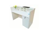 Style 103-RT140-Reception Desk 140cm White - Image 2