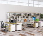 SOF Two Person Workstation 140 - Image 2
